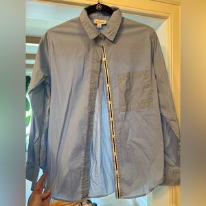 Evereve Button Down Shirt Size Small